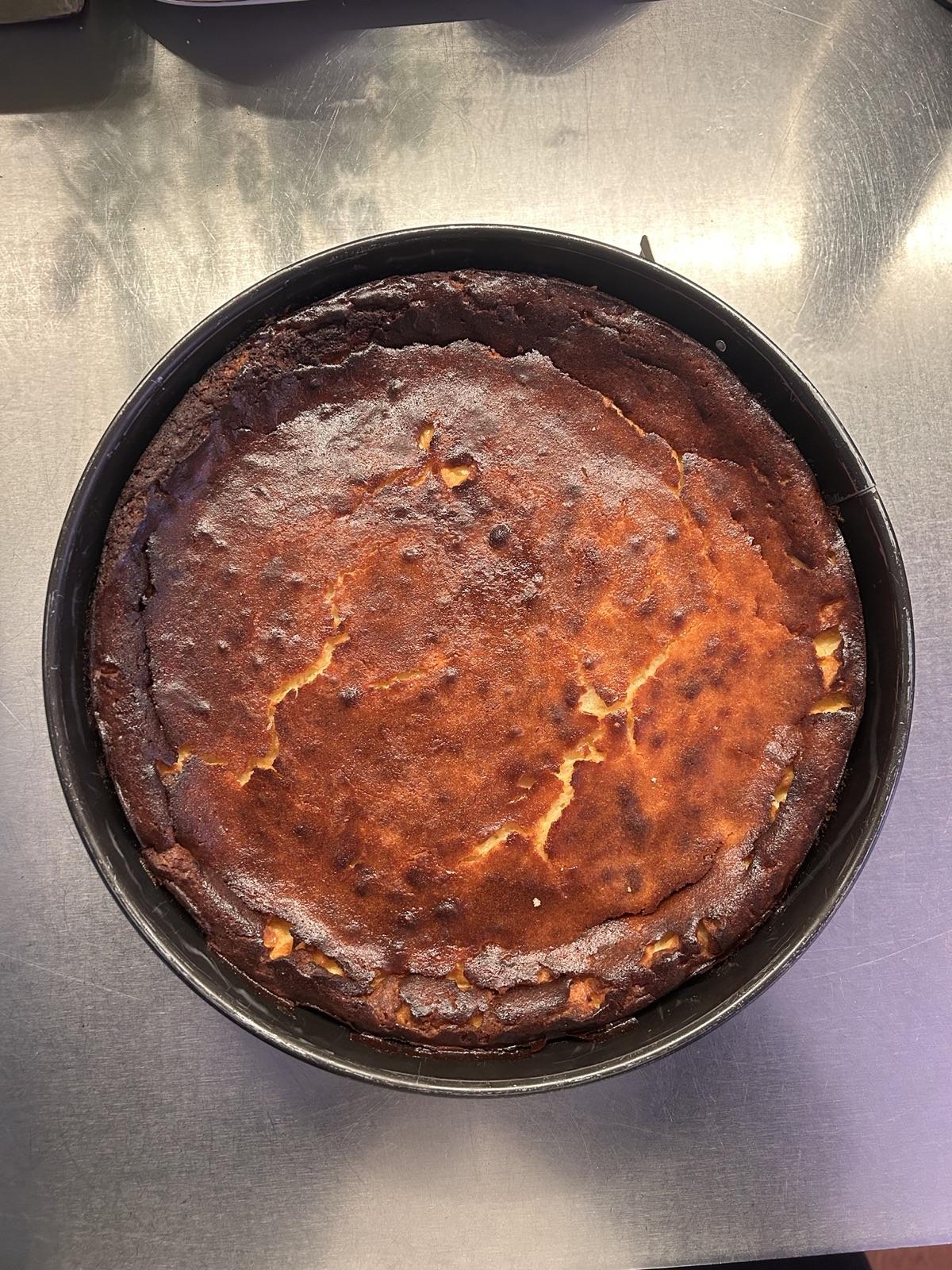 Hausgemachter Basque Cheesecake